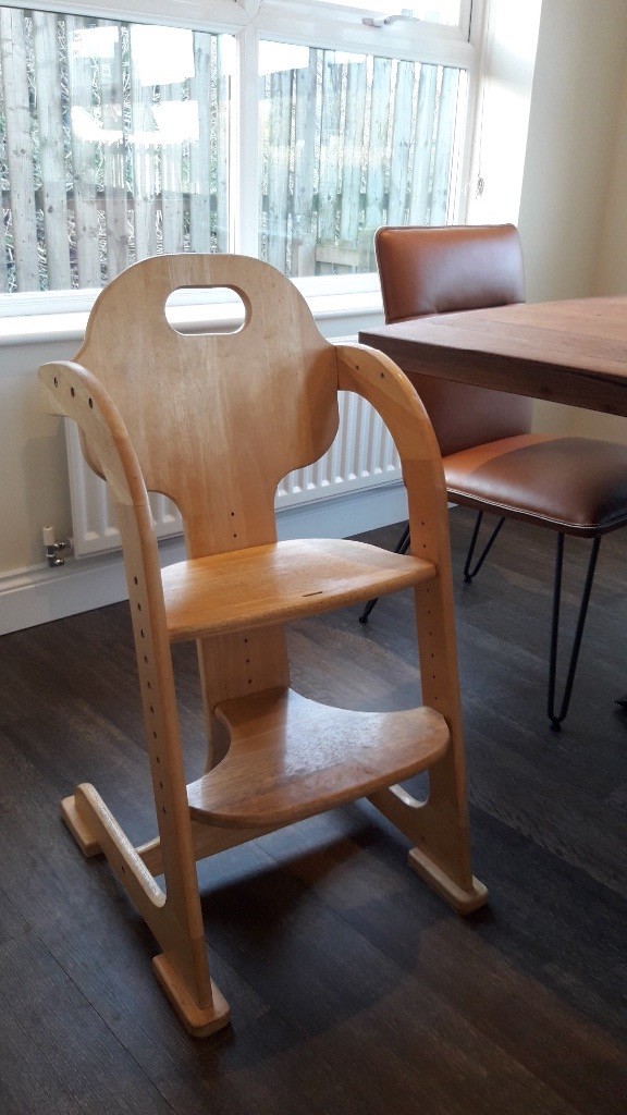 east coast wooden high chair